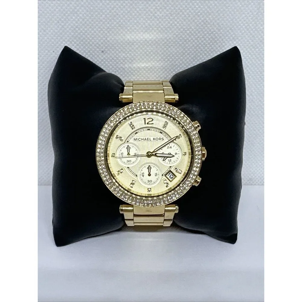 Michael Kors Parker MK5354 Women's Gold Stainless Steel Analog Dial Watch NUL1